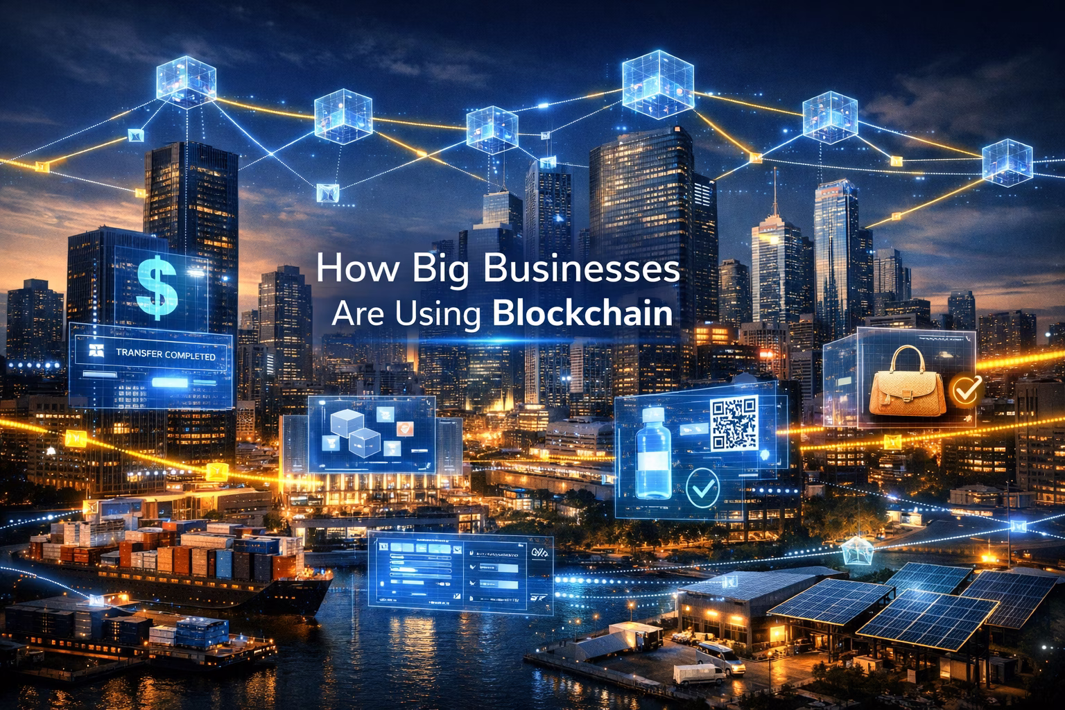 How Big Businesses Are Using Blockchain