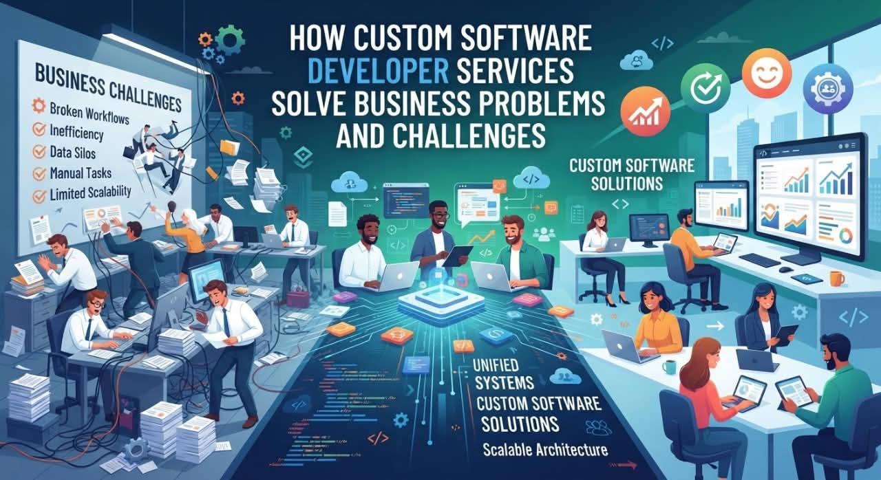 How Custom Software Development Services Solve Business Problems and Challenges
