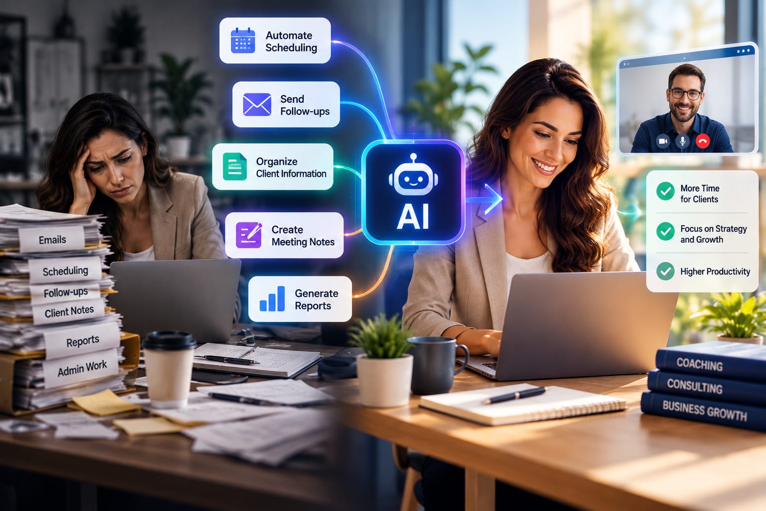 How AI Automation Benefits the Coaching and Consulting Industry