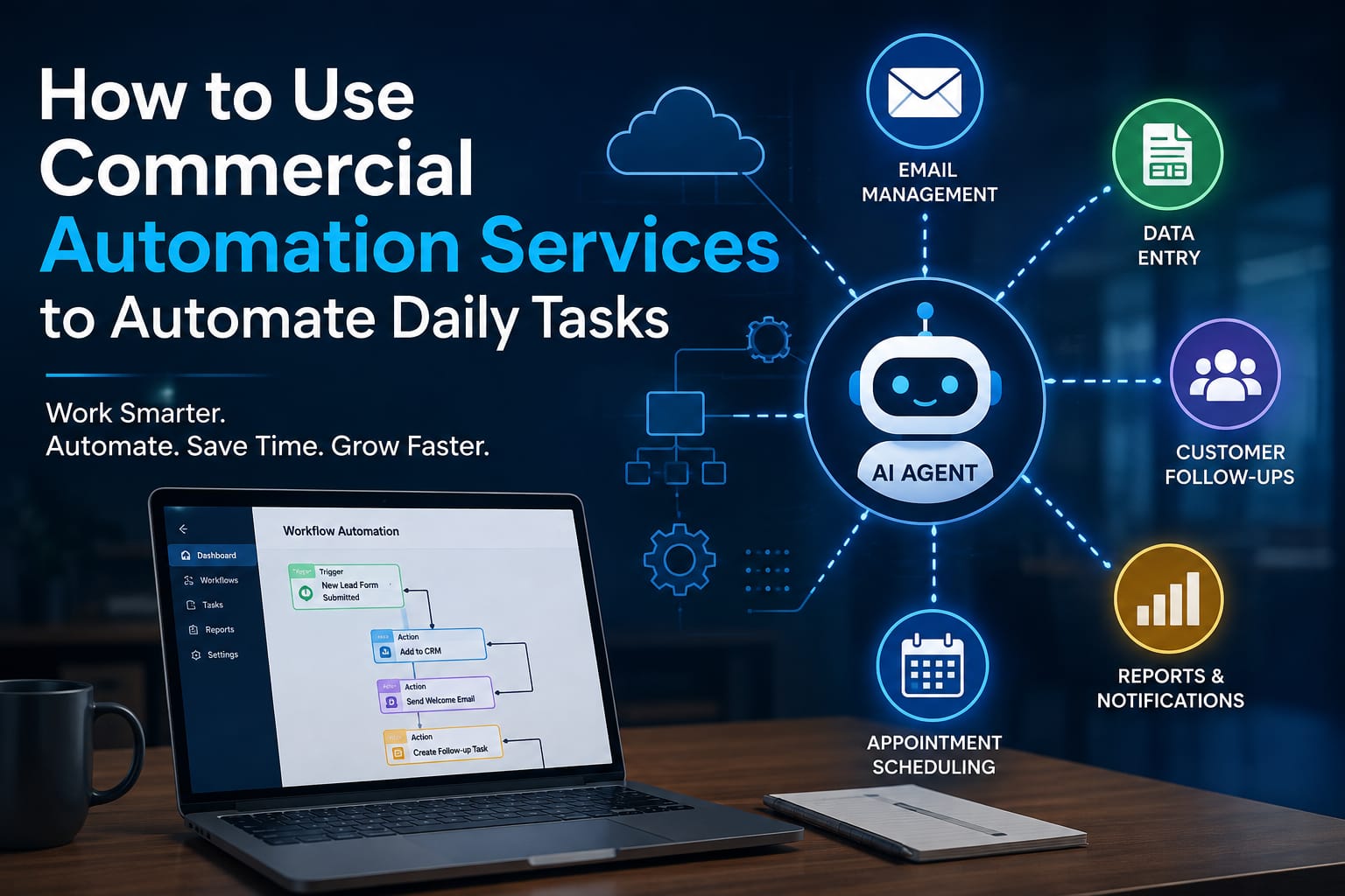 How to Use Commercial Automation Services to Automate Daily Tasks